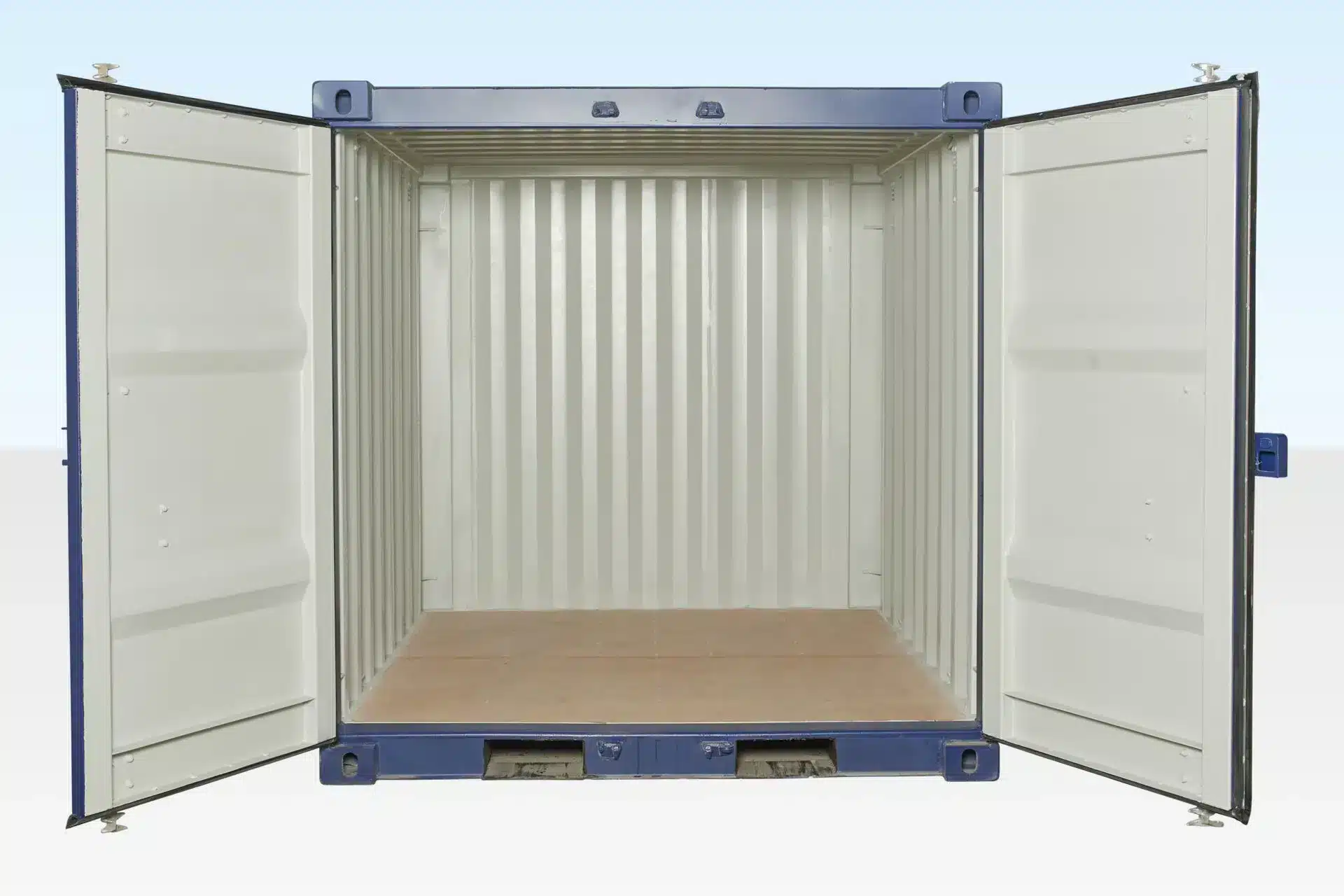 8ft Blue Shipping Container – One Trip ISO-Certified 8ft Blue Shipping Container – One Trip ISO-Certified - Image 4