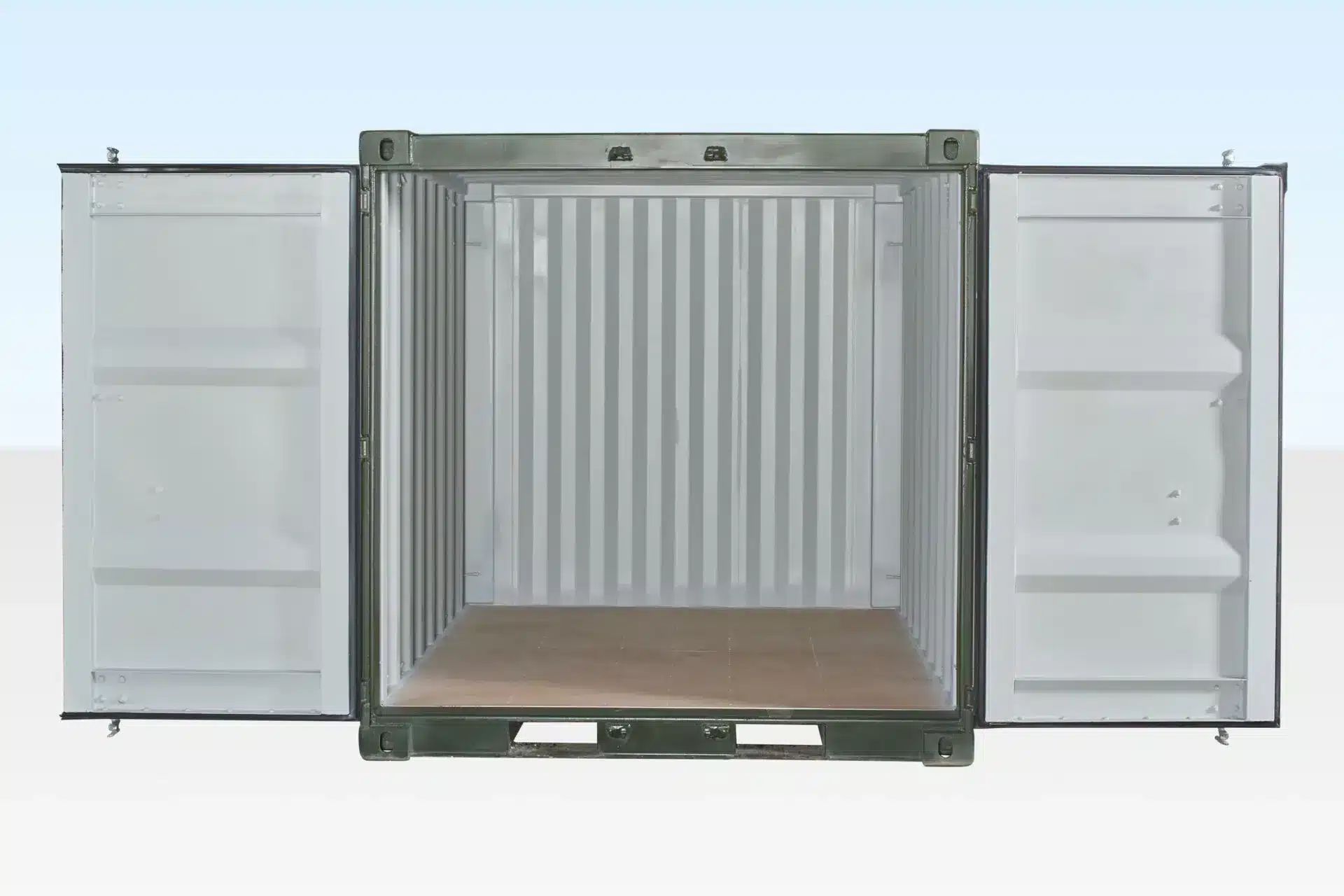 8ft One Trip Green Steel Shipping Container – ISO Certified & Durable 8ft One Trip Green Steel Shipping Container – ISO Certified & Durable - Image 4