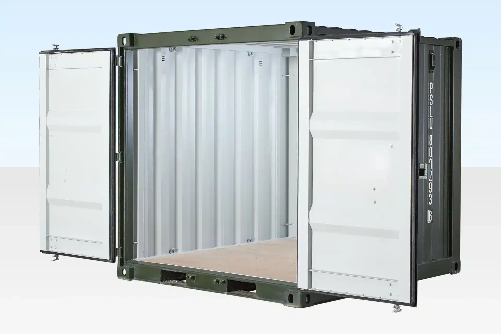 8ft One Trip Green Steel Shipping Container – ISO Certified & Durable 8ft One Trip Green Steel Shipping Container – ISO Certified & Durable - Image 5