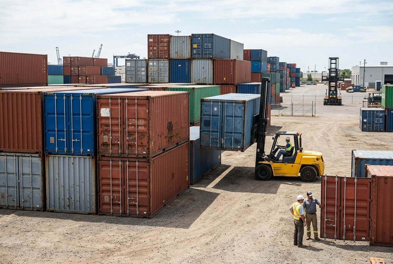 Featured image for Used Shipping Container Grades Explained: A Buyer's Guide