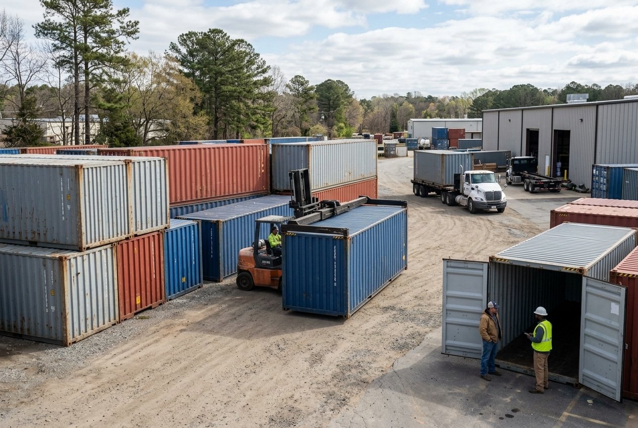 Featured image for Best Shipping Containers for Sale in Raleigh, NC