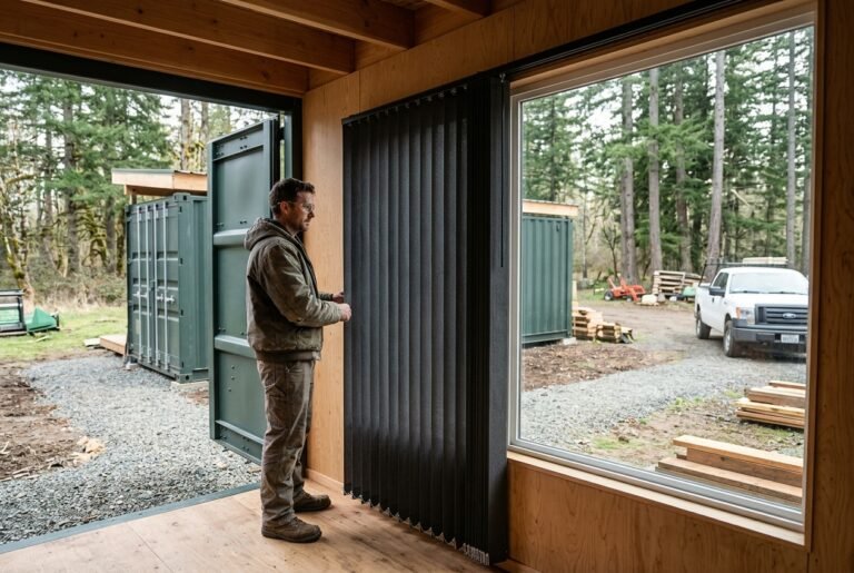 Featured image for The Best Vertical Blinds for a Jackleg Cabin
