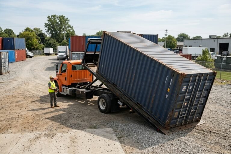 Featured image for Can a Tilt Bed Deliver a Shipping Container?