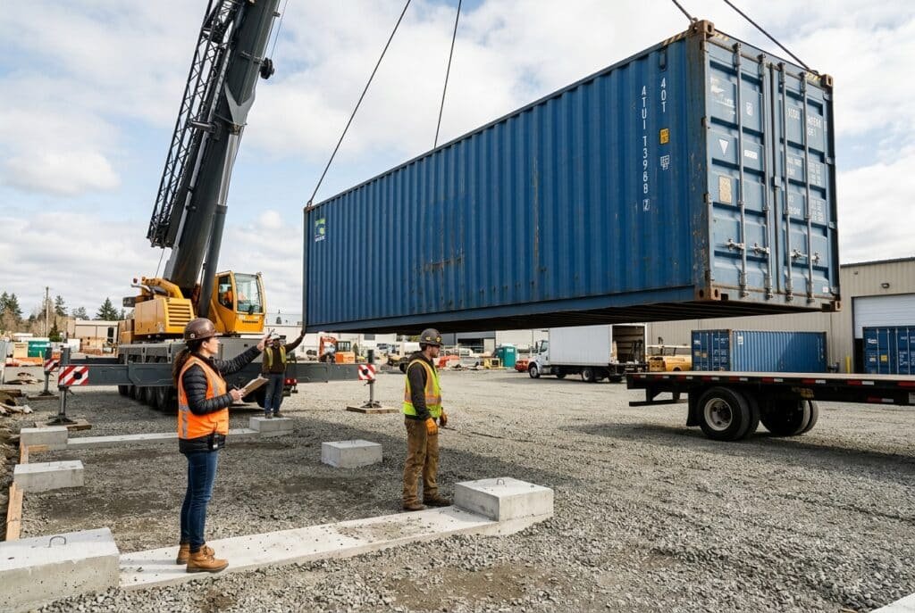 Preparing for Shipping Container Delivery Clearance