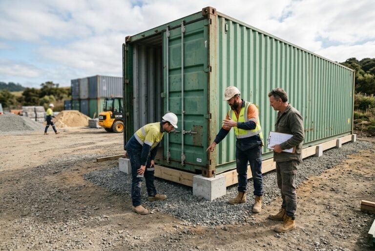 Featured image for Choosing the Right Base for a Shipping Container