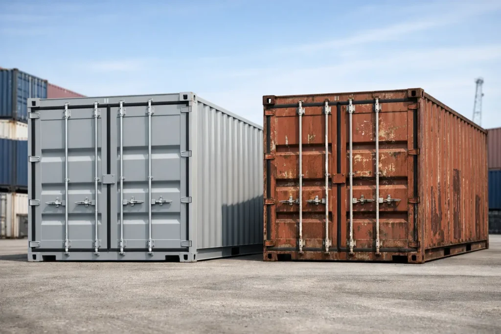 New vs Used Shipping Containers