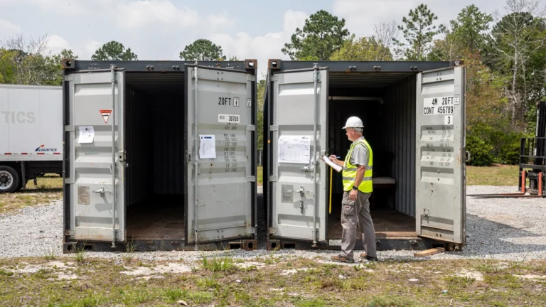 Storage Container Measurements: Door, Interior, and Payload - Main Image