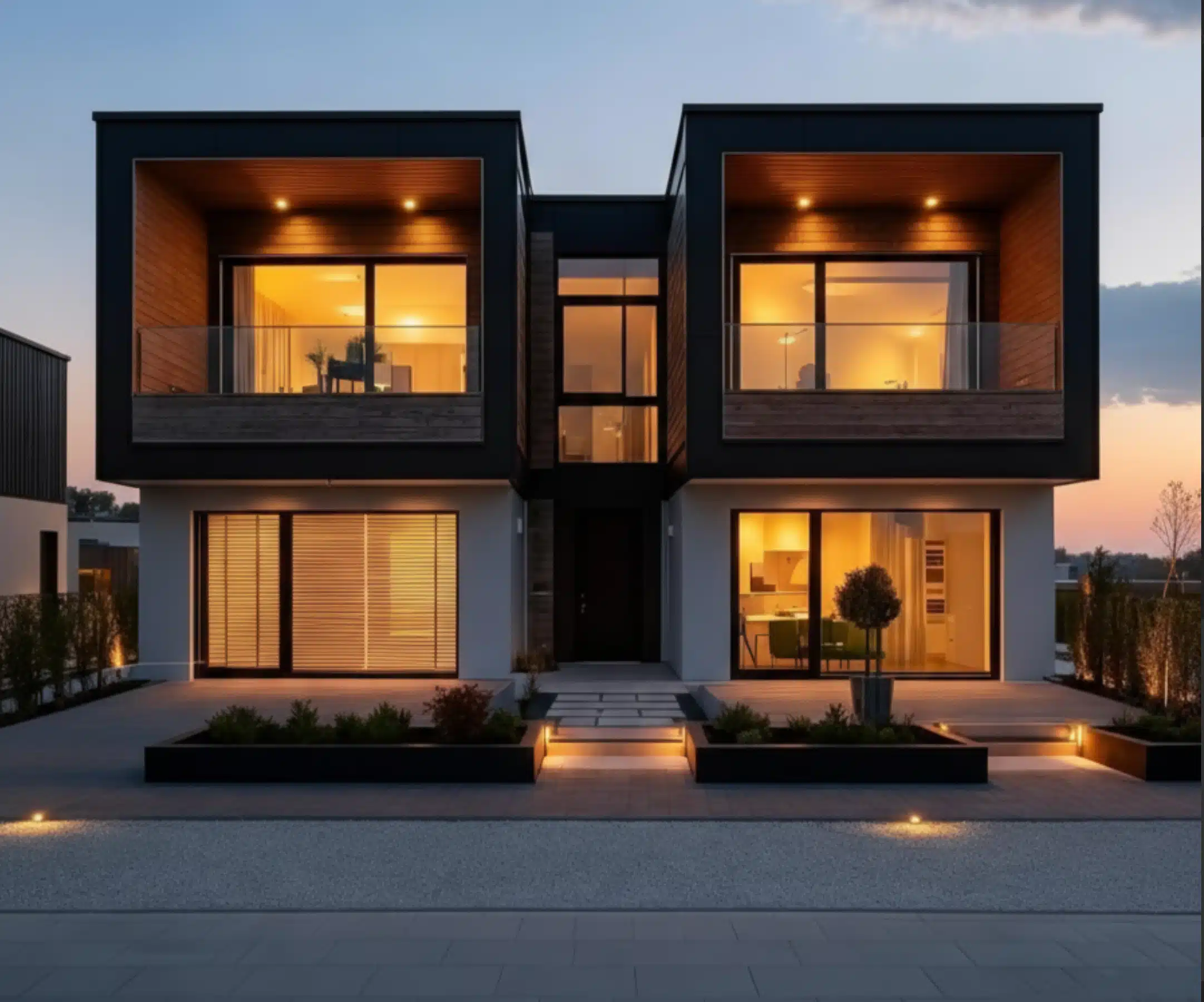 Luxury 3 Bedroom Prefabricated Modular Container Home Villa for Sale Luxury Modular Container Home with panoramic windows