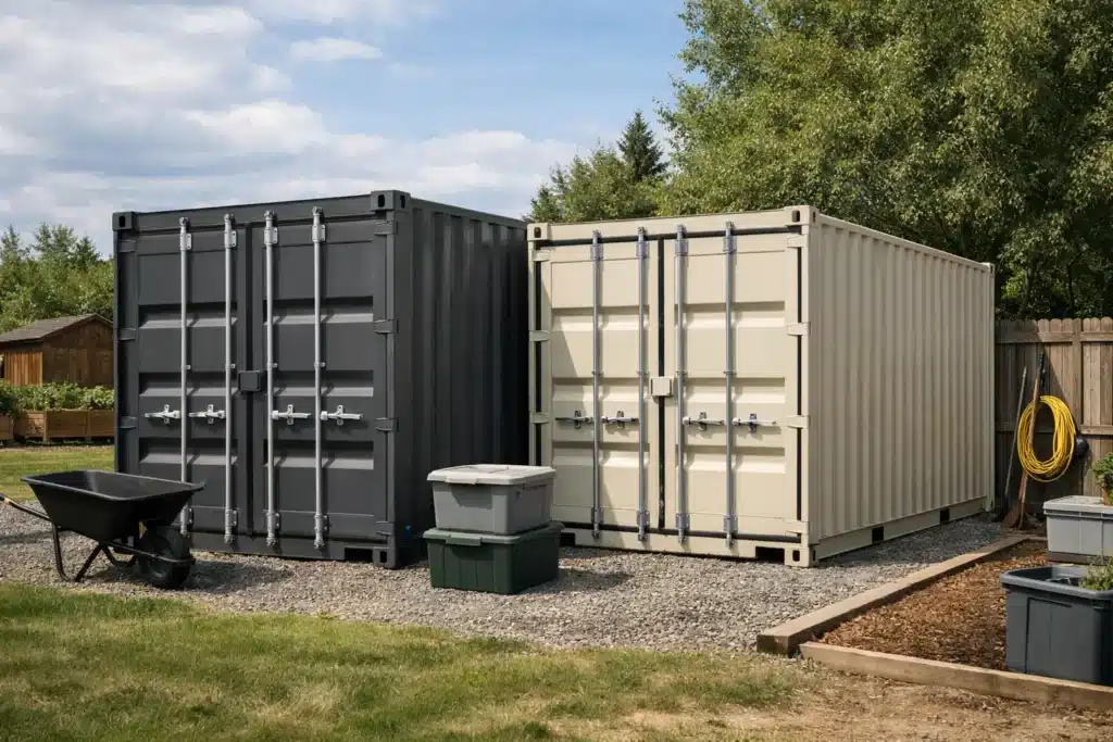 Best Shipping Container for Backyard Storage