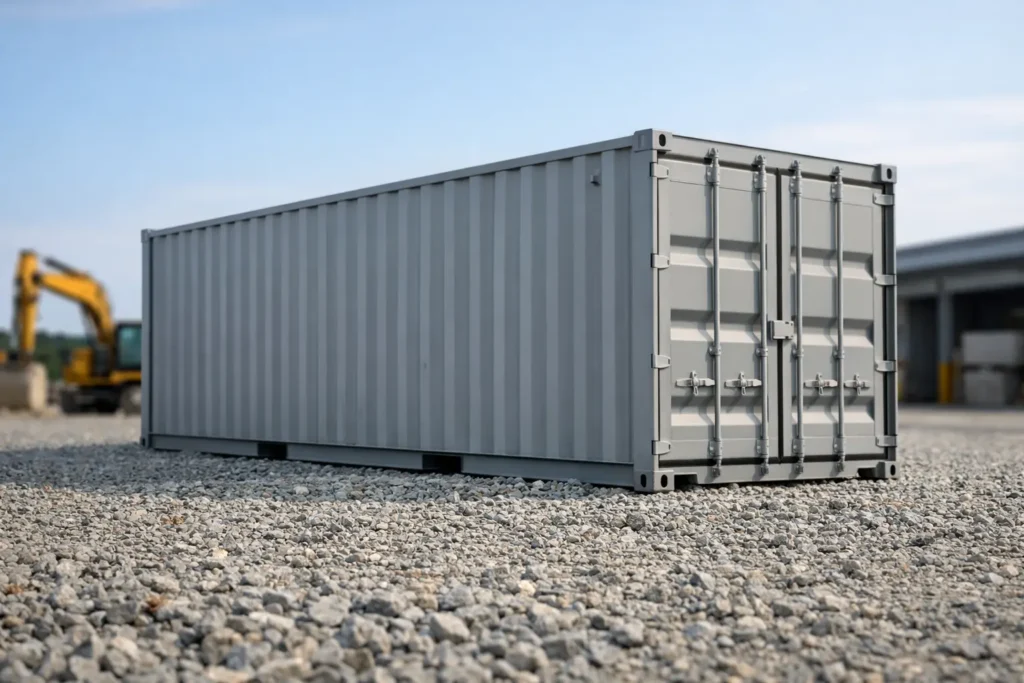 Can a Container Sit on Gravel?
