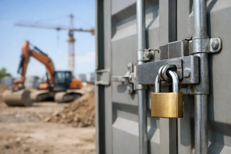 How to Secure a Jobsite Container