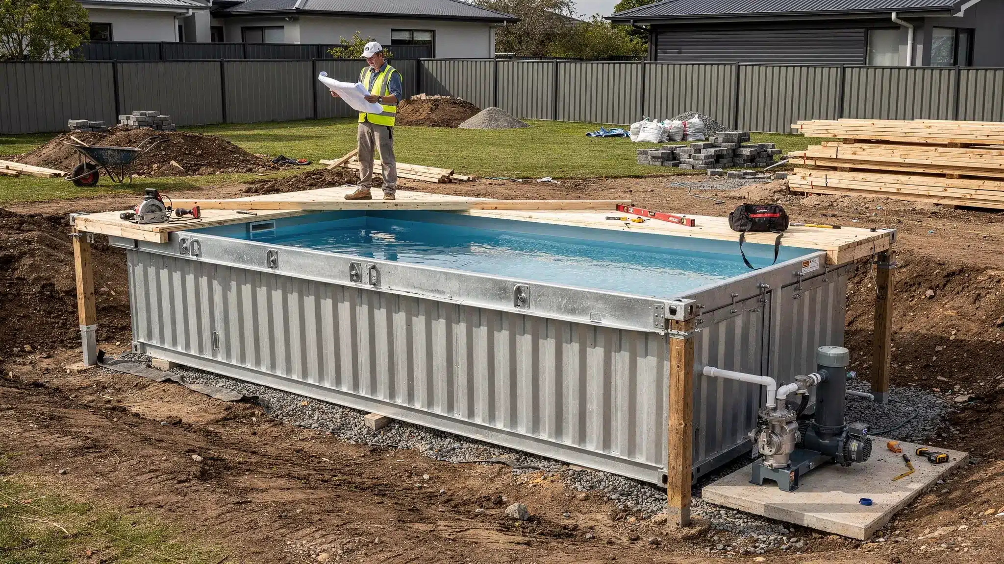 Shipping Container Pool Cost: Budgeting Beyond the Shell - Main Image