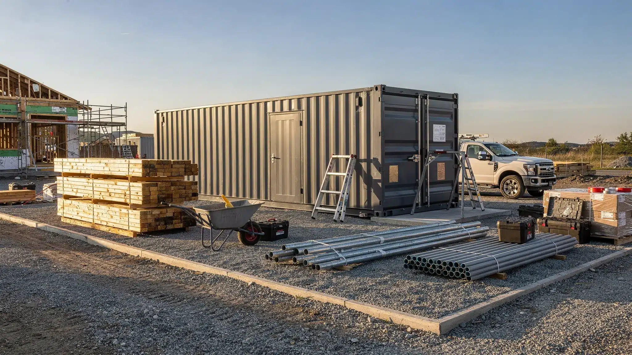 Why Construction Containers Beat Traditional Site Storage - Main Image