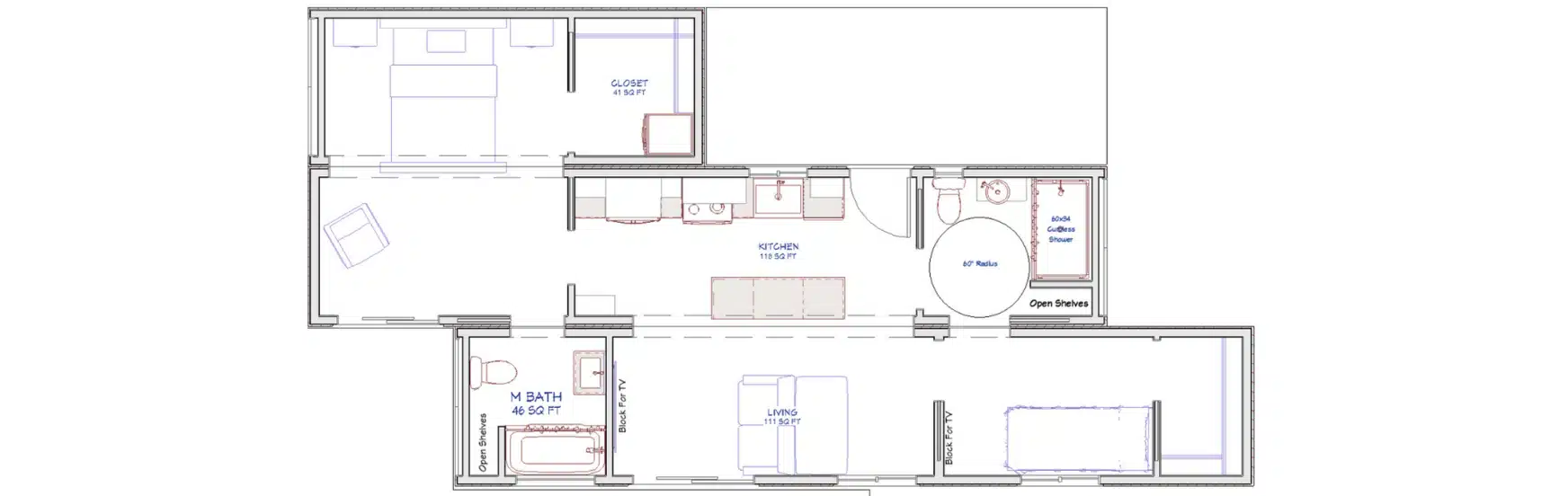 The Huntington – Luxury Two Bedroom Shipping Container Home | Two 40ft + One 20ft Container Home The Huntington – Luxury Two Bedroom Shipping Container Home | Two 40ft + One 20ft Container Home - Image 12