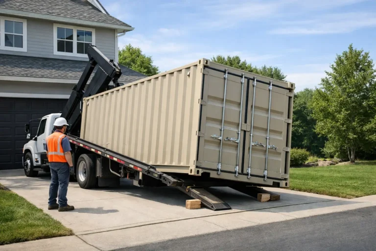 Can a Container Be Delivered to Driveway?