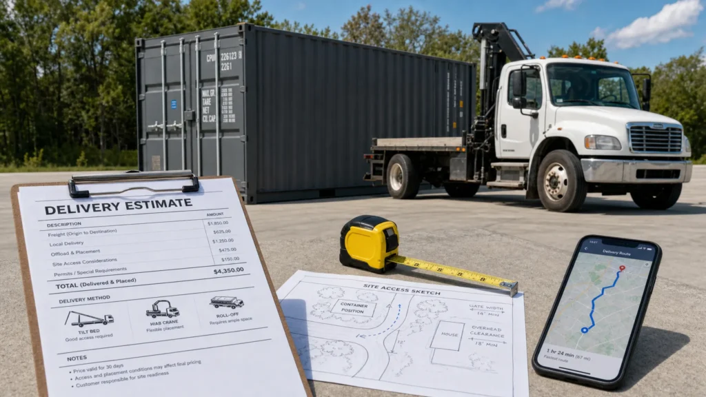 Choosing a Container Delivery Service Without Overpaying