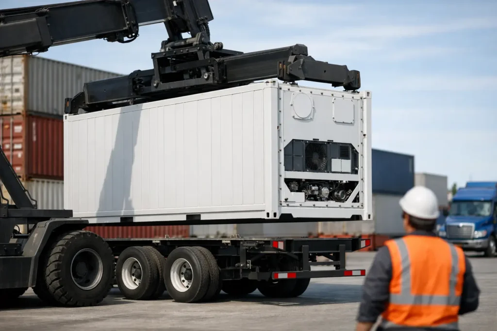 How to Place a Reefer Container Right