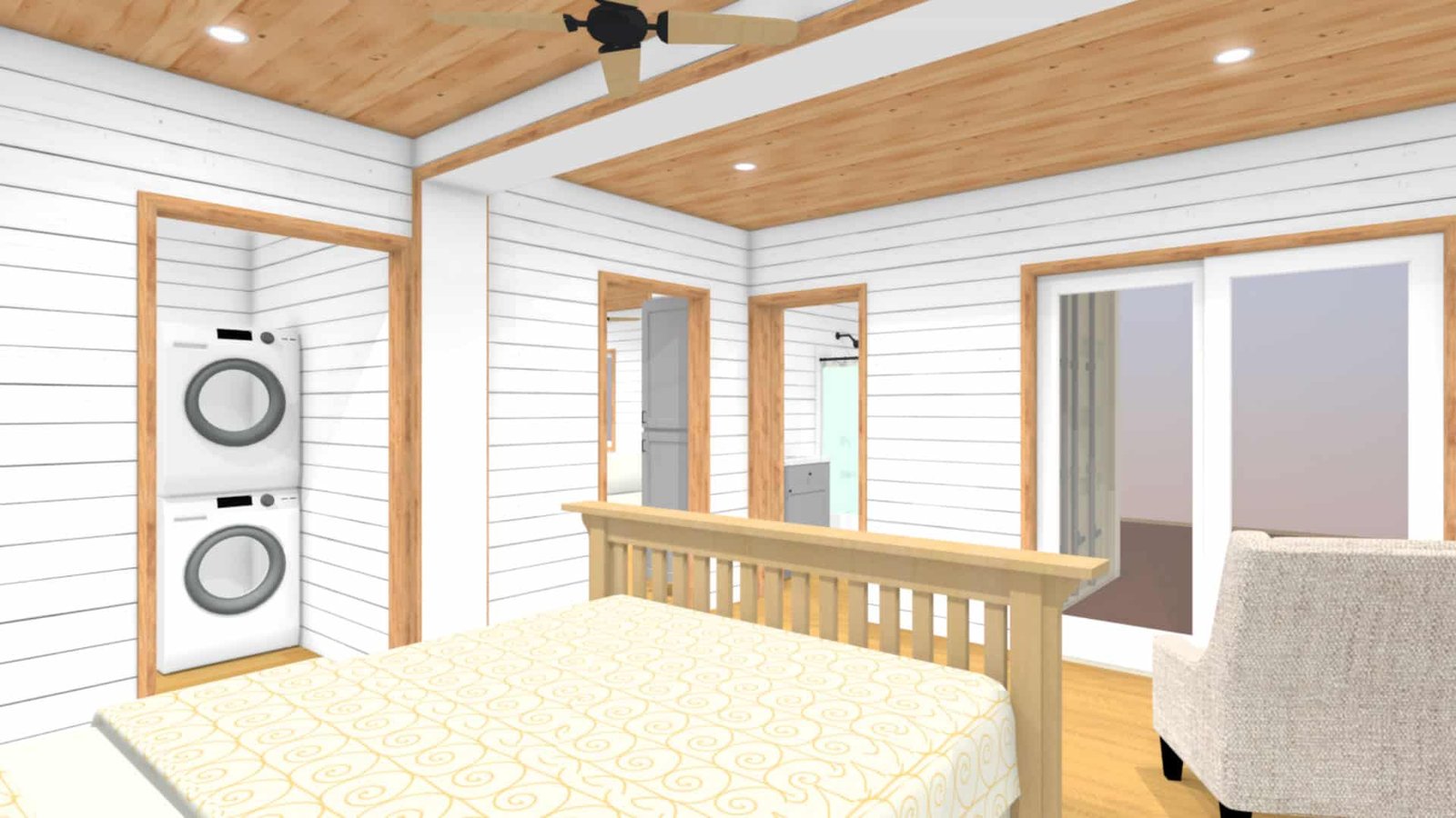 The Huntington – Luxury Two Bedroom Shipping Container Home | Two 40ft + One 20ft Container Home The Huntington – Luxury Two Bedroom Shipping Container Home | Two 40ft + One 20ft Container Home - Image 8
