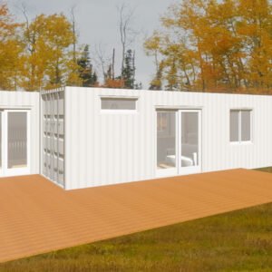 The Huntington Luxury Two Bedroom Shipping Container Home Built From Two 40ft High Cube Containers And One 20ft High Cube Container