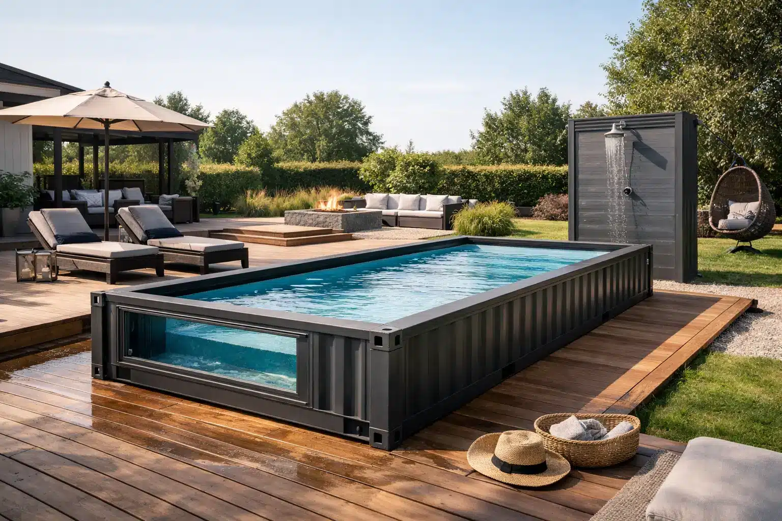 10 Container Pool Backyard Examples That Work
