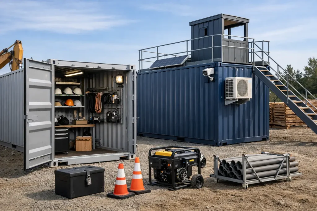 Best Accessories for Storage Containers On Site