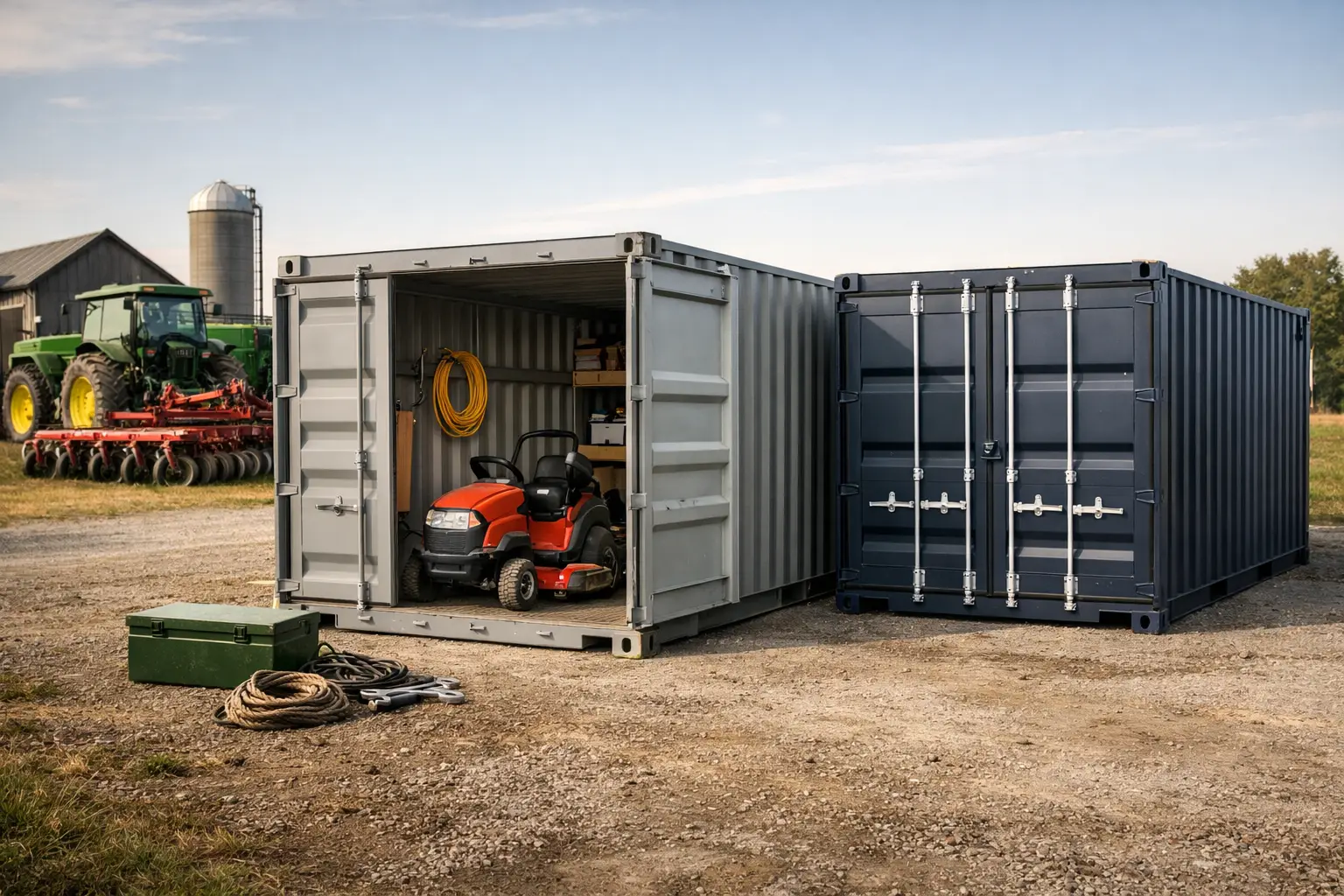 Choosing a Shipping Container for Farm Equipment