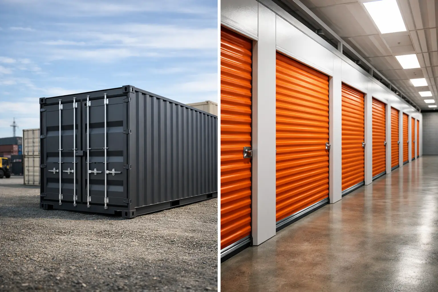 Container Storage vs Self Storage Compared