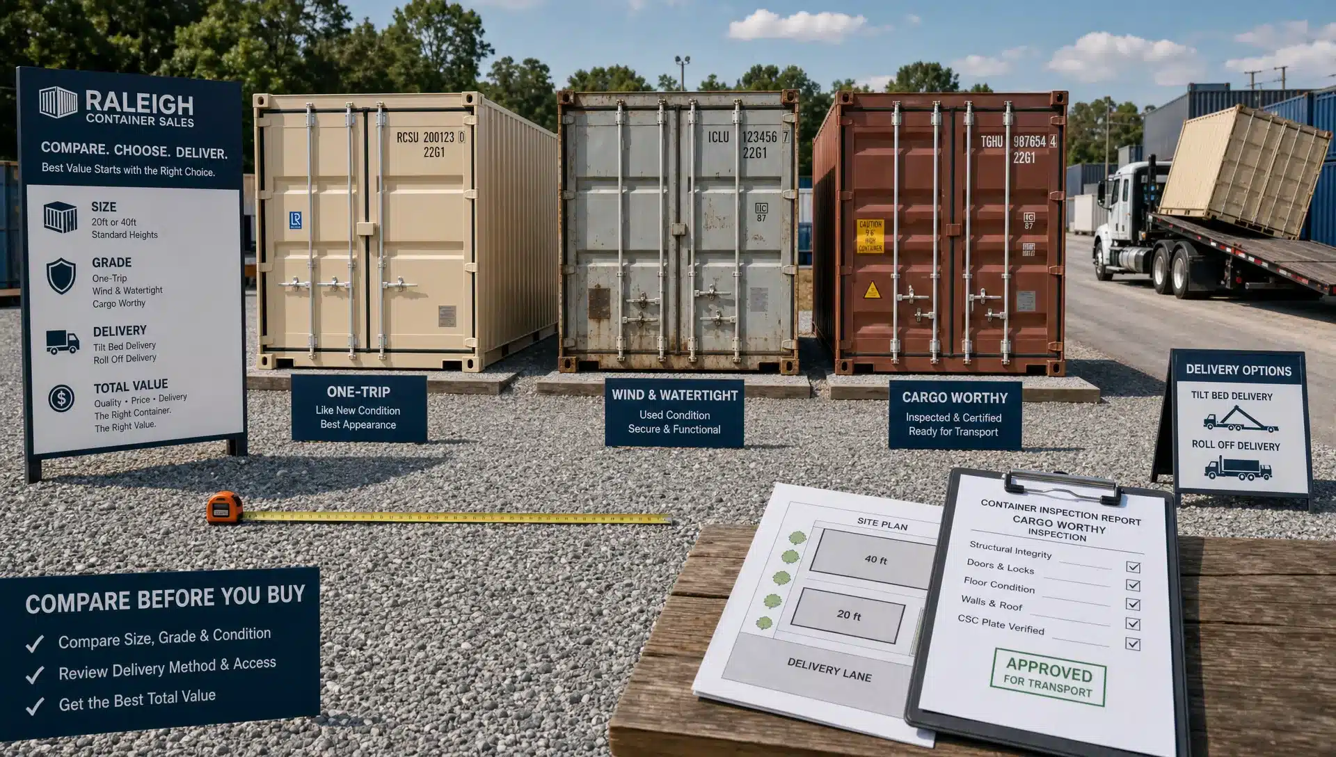 How to Compare Cargo Containers for Sale Locally - Main Image