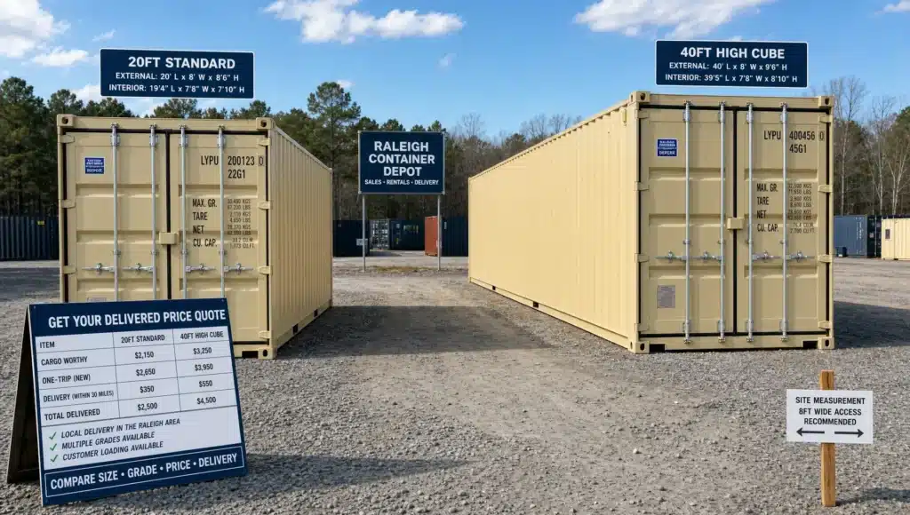 How to Compare Conex Containers for Sale in Your Area