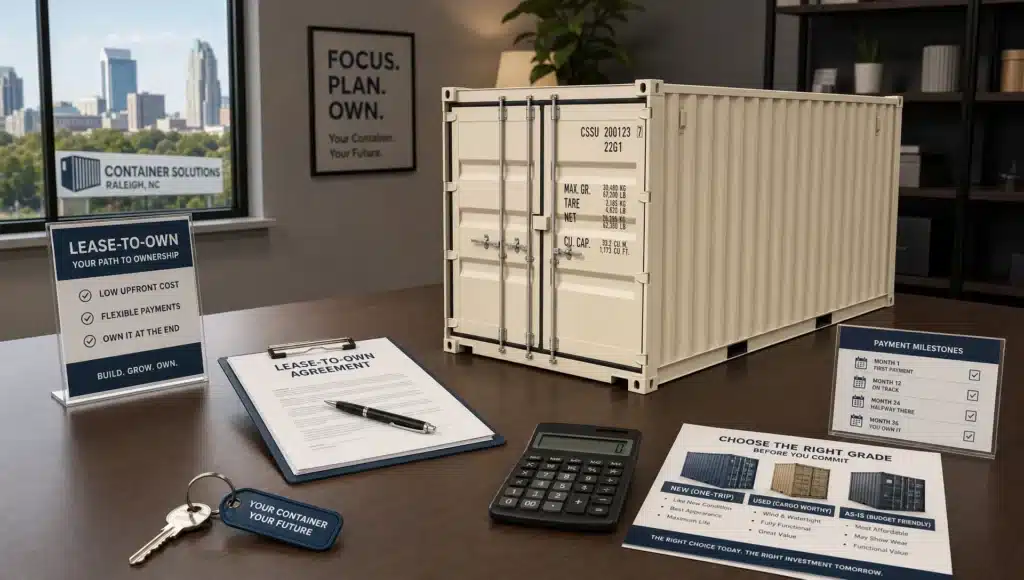 Lease to Own Shipping Containers: Pros, Costs, and Risks