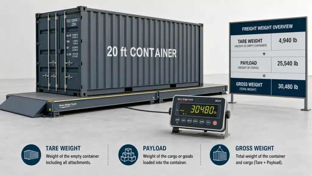 Weight of a 20ft Shipping Container Explained