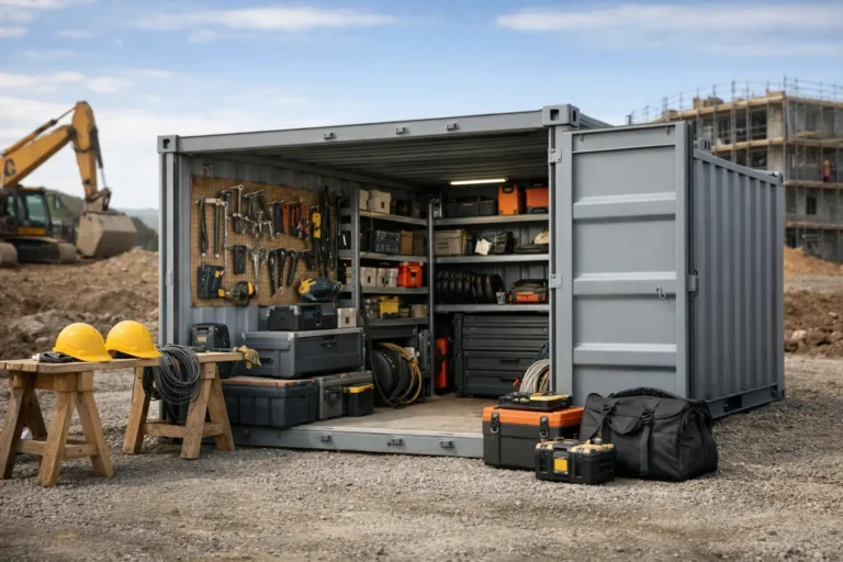 A Contractor Tool Storage Container Example