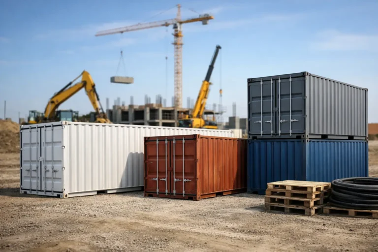 Construction Company Container Storage Example