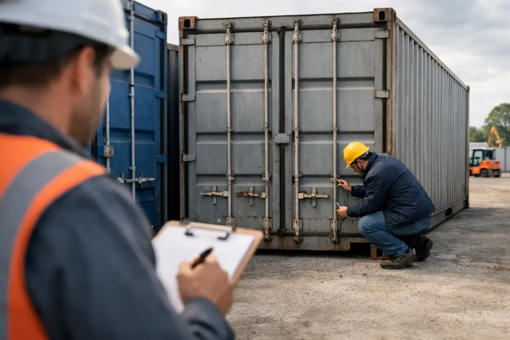 How to Buy a Used Storage Container Safely