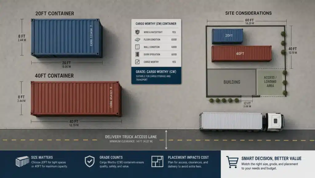 Steel Box Shipping Containers vs Standard Units