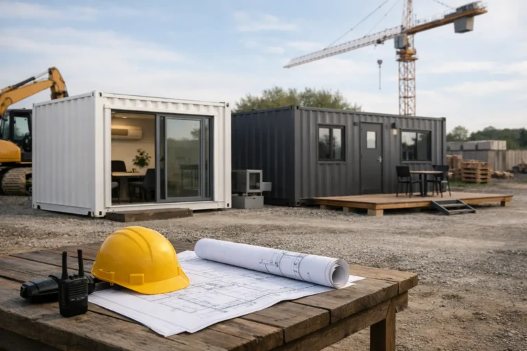 Storage Container Office Planning for Job Sites