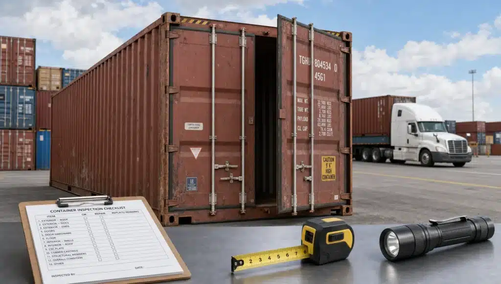 Used Truck Containers for Sale: What to Check