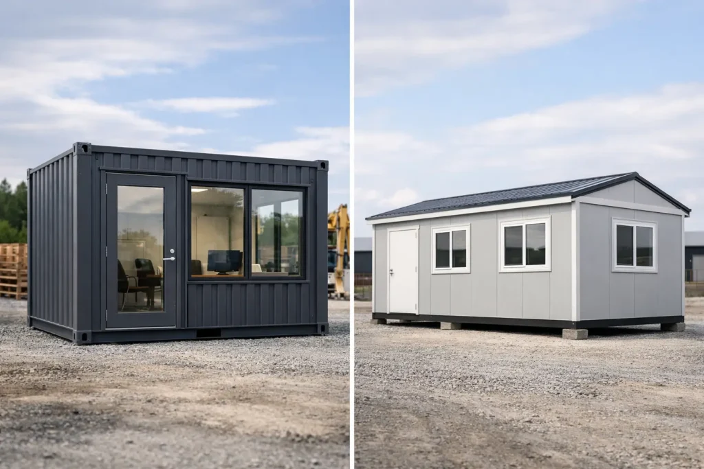 Container Office vs Portable Building: Key Differences