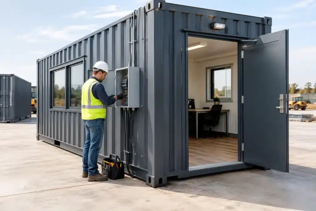How to Wire a Container Office for Safe Daily Use